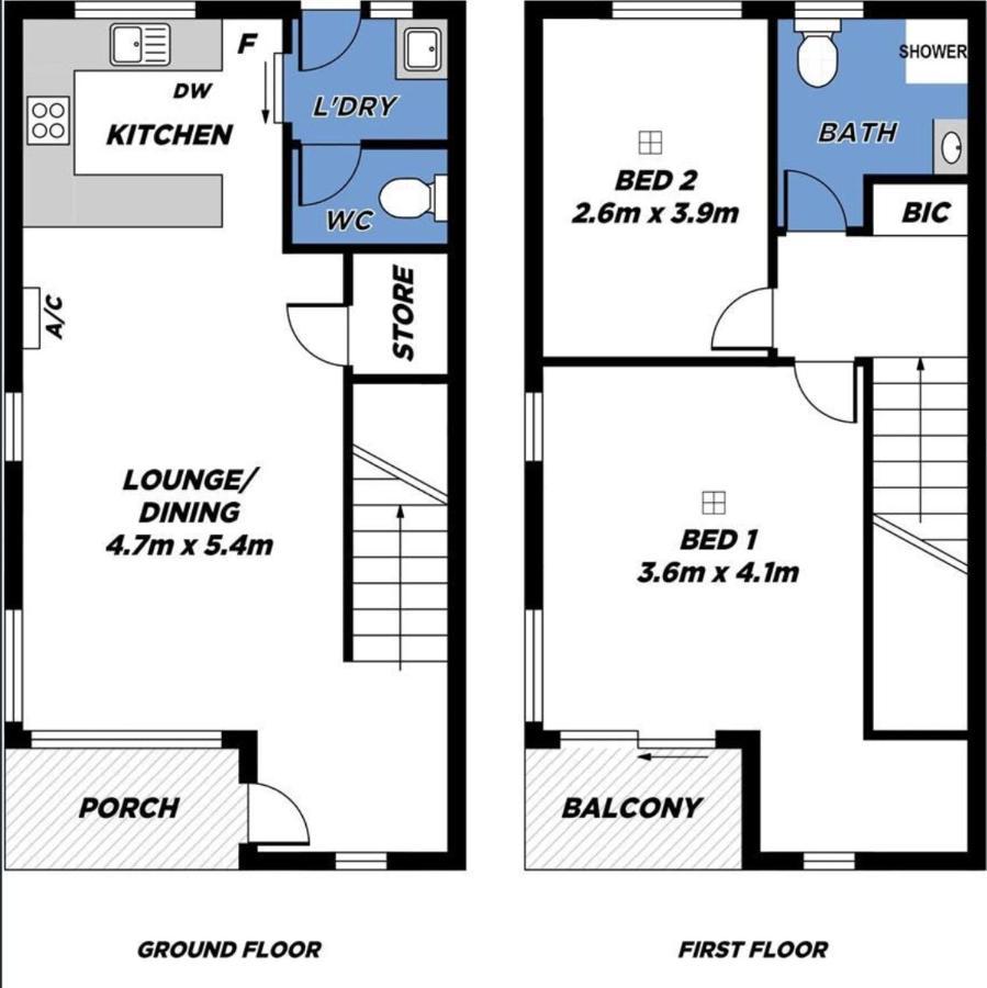 South Seas 5- Absolute Beachfront Wifi Views Villa Port Elliot